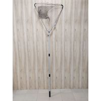 Подсачек MIFINE 51001-3 треугольной формы, складной, пласт. фурнитура, белая леска, 70*140см