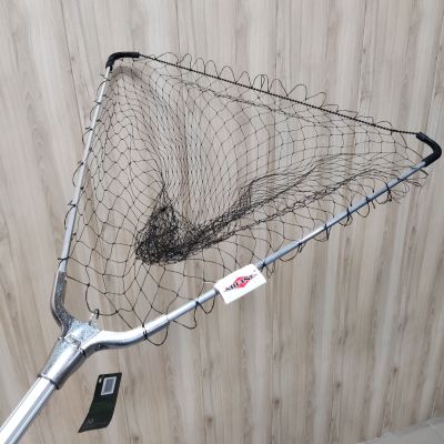 Подсачек MIFINE 51003-1 треугольной формы, складной, металл. фурнитура, черная леска, 50*160см