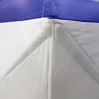 Палатка зимняя куб СЛЕДОПЫТ, 2-х местная, 3 слоя, цв. бело-синий