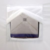 Палатка зимняя куб СЛЕДОПЫТ, 2-х местная, 3 слоя, цв. бело-синий