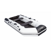 Моторная лодка АКВА 2800 Слань-книжка киль светло-серый/черный