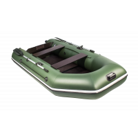 Моторная лодка АКВА 2900 Слань-книжка киль зеленый