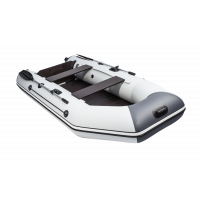 Моторная лодка АКВА 2900 Слань-книжка киль светло-серый/графит
