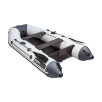 Моторная лодка АКВА 2900 Слань-книжка киль светло-серый/графит