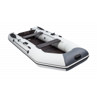 Моторная лодка АКВА 3200 Слань-книжка киль светло-серый/графит
