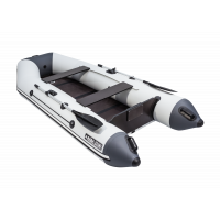 Моторная лодка АКВА 3200 Слань-книжка киль светло-серый/графит