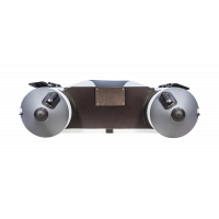 Моторная лодка АКВА 3200 Слань-книжка киль светло-серый/графит