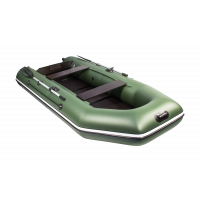 Моторная лодка АКВА 3200 Слань-книжка киль зеленый