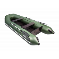 Моторная лодка АКВА 3200 Слань-книжка киль зеленый