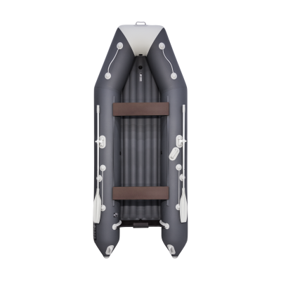 Моторная лодка Аква 3600 НДНД графит/светло-серый