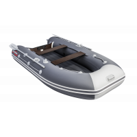 Моторная лодка Таймень LX 3200 НДНД  графит/светло-серый