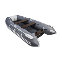 Моторная лодка Таймень LX 3400 НДНД  графит/светло-серый