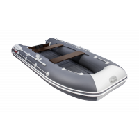 Моторная лодка Таймень LX 3600 НДНД   графит/светло-серый