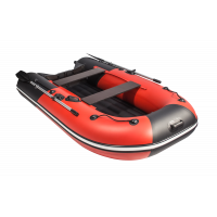 Моторная лодка Ривьера Компакт 2900 НДНД Комби красный/черный