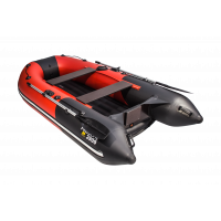 Моторная лодка Ривьера Компакт 2900 НДНД Комби красный/черный