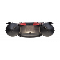 Моторная лодка Ривьера Компакт 2900 НДНД Комби красный/черный