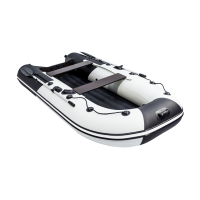 Моторная лодка Ривьера Компакт 3200 НДНД Комби светло-серый/черный