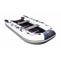 Моторная лодка Ривьера Компакт 2900 СК касатка светло-серый/черный