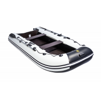 Моторная лодка Ривьера Компакт 3200 С касатка светло-серый/черный
