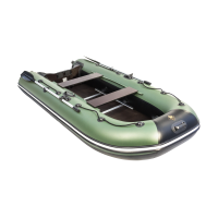 Моторная лодка Ривьера Компакт 3200 СК касатка зеленый/черный