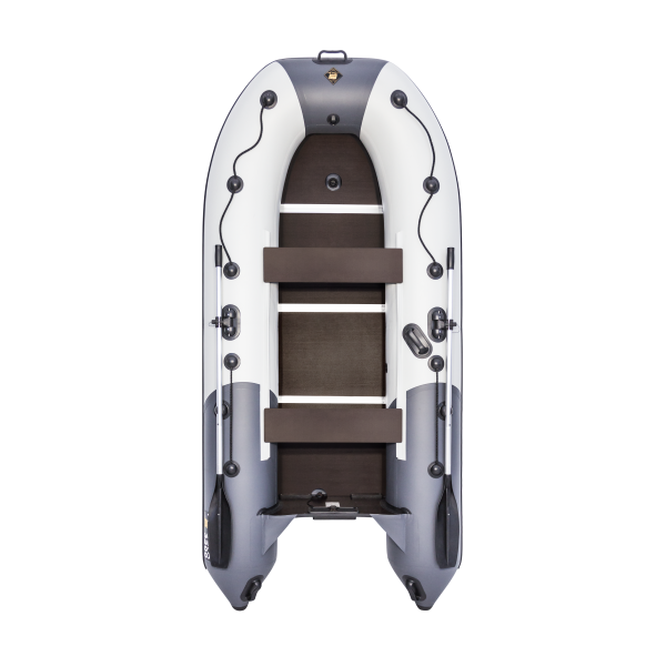 Моторная лодка Ривьера Компакт 3200 СК комби светло-серый/графит