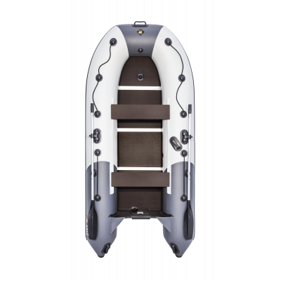 Моторная лодка Ривьера Компакт 3200 СК комби светло-серый/графит