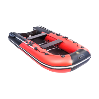 Моторная лодка Ривьера Компакт 3200 СК комби красный/черный