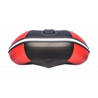 Моторная лодка Ривьера Компакт 3200 СК комби красный/черный