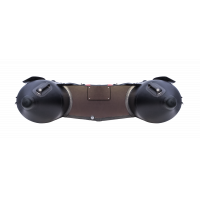 Моторная лодка Ривьера Компакт 3200 СК комби красный/черный