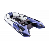 Моторная лодка Ривьера Компакт 3200 СК комби светло-серый/синий