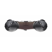 Моторная лодка Ривьера Компакт 3400 СК комби светло-серый/черный