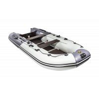 Моторная лодка Ривьера Компакт 3600 СК комби светло-серый/графит