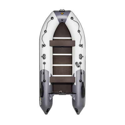 Моторная лодка Ривьера Компакт 3600 СК комби светло-серый/графит