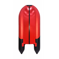 Моторная лодка Ривьера Компакт 3600 СК комби красный/черный