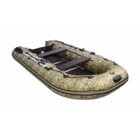 Моторная лодка Ривьера Компакт 3400 СК камуфляж камыш