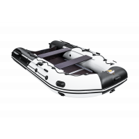 Моторная лодка Ривьера Максима 3400 СК комби светло-серый/черный