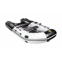 Моторная лодка Ривьера Максима 3600 СК комби светло-серый/черный