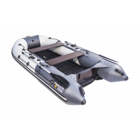 Моторная лодка Ривьера 3200 НДНД ГИДРОЛЫЖА комби светло-серый/графит