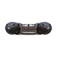 Моторная лодка Ривьера 3600 НДНД ГИДРОЛЫЖА комби светло-серый/черный