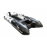 Моторная лодка Ривьера 4000 НДНД ГИДРОЛЫЖА комби светло-серый/черный