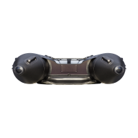 Моторная лодка Ривьера 4000 НДНД ГИДРОЛЫЖА комби светло-серый/черный