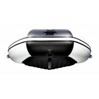 Моторная лодка Ривьера 4300 Килевое НД комби светло-серый/черный