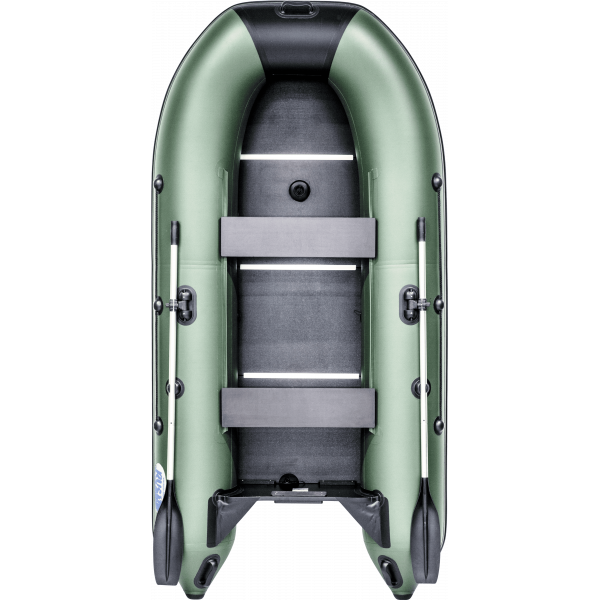 Моторная лодка RUSH 3000 СК зелёный/черный