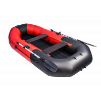 Лодка гребная Таймень NX 270 НД комби красный/черный