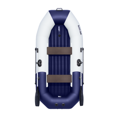 Лодка гребная Таймень NX 270 НД комби светло-серый/синий