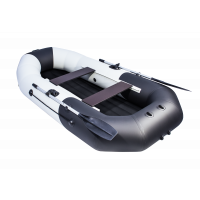 Лодка гребная Таймень NX 270 НД комби светло-серый/черный