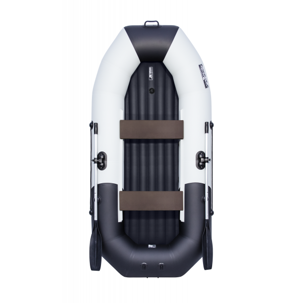 Лодка гребная Таймень NX 270 НД комби светло-серый/черный