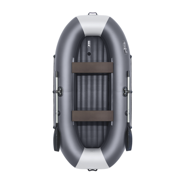 Лодка гребная Таймень LX 290 НД графит/светло-серый
