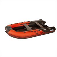 Лодка моторная килевая Пилот 330 ЖС красно-чёрный