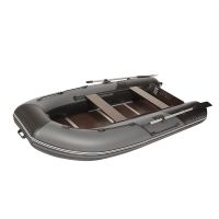 Лодка моторная килевая Пилот 340 ЖС серо-чёрный